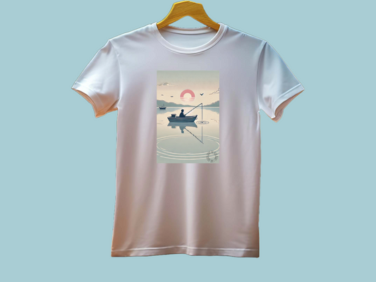 Fishing Habit - Drop Soulder T-Shirt