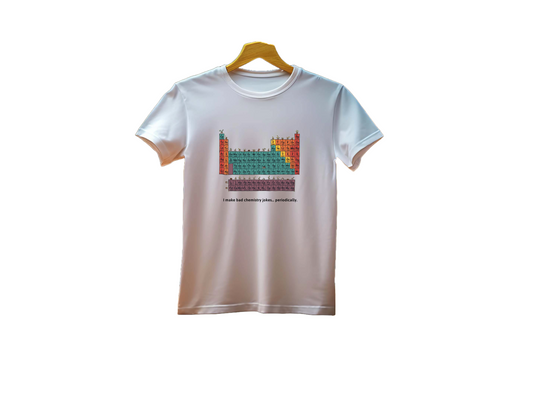 Periodic Table-Drop Soulder T-Shirt